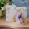 100 Pieces Keychain Display Cards with Self-Sealing Bags, 3'' x 4.7'' Keychain Cards Holder for Display Keyring Cards Jewelry Packaging Supplies (Plant)